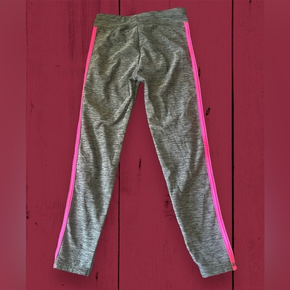 Adidas Girls XS (6/6X) Active Legging Pants 3-Stripes - Picture 2 of 6